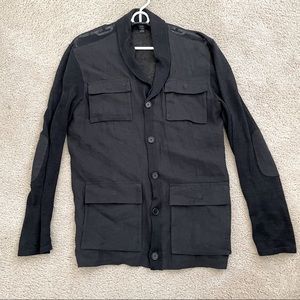 MEN’s John Varvatos Luxe Button Down Sweater